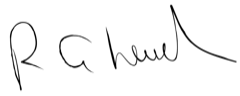Signature of Graham Luccock